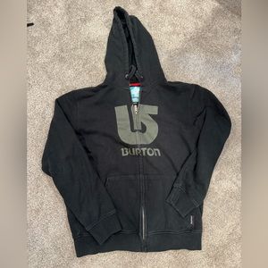 Burton Logo Men’s Zip Up Hoodie Medium